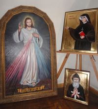 Jezus Miłosierny,Święta  Faustyna oraz Święty Charbel- Włochy-CARPEGNA-oraz-TORDANDREA D'ASSISI 2014